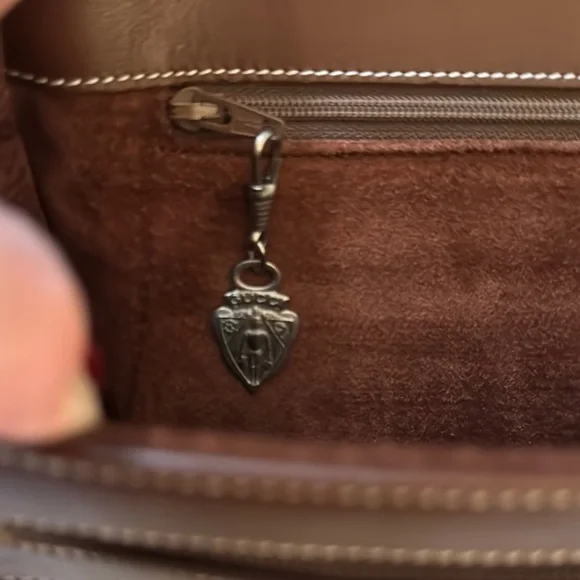 Gucci Brown and Multicolor Plaid Women's Saddle Bag - Picture 6 of 9